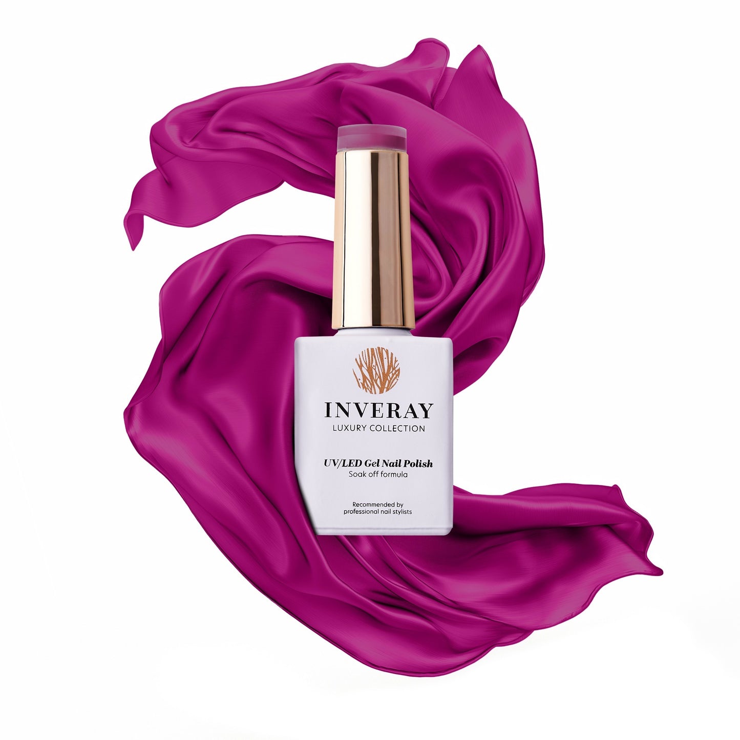 INVERAY N°172 Dark Fuchsia – Vernis Semi-Permanent 10 ml