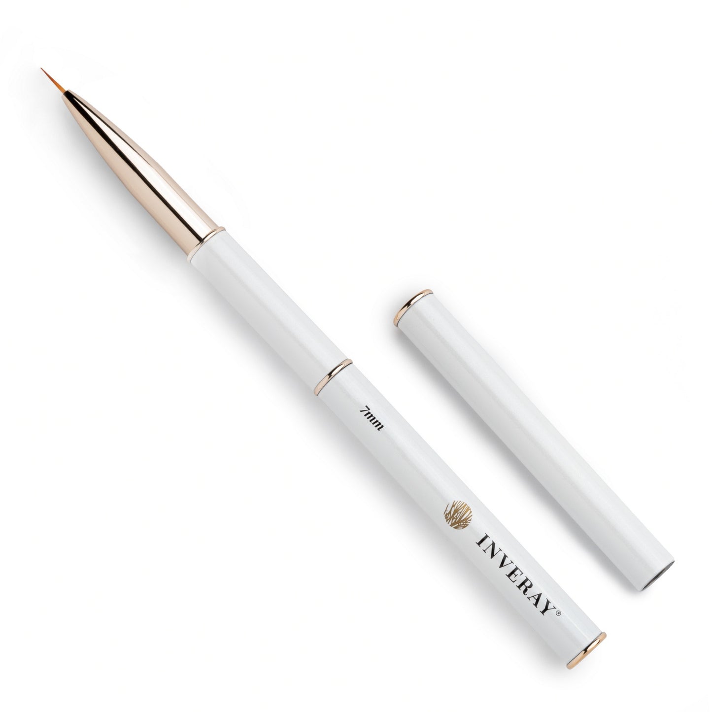 INVERAY Pinceau 7mm Liner Gel Brush Luxury Collection – Pinceau Professionnel Ongles