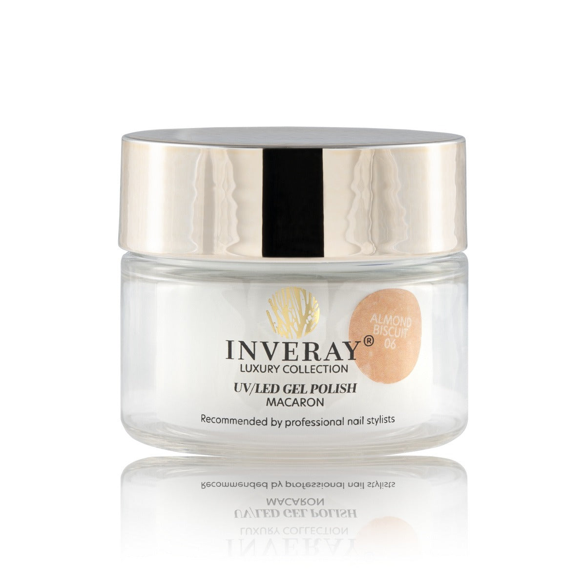 Vernis Semi-Permanent INVERAY UV/LED Gel Nail Polish MACARON 006 ALMOND BISCUIT – HEMA Free 10 ml