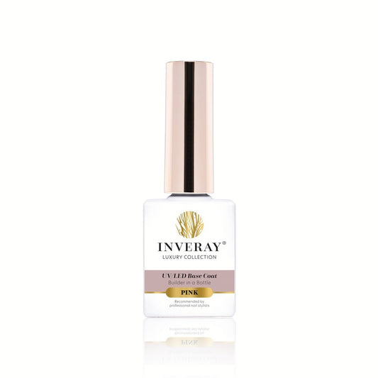INVERAY Base Builder in a Bottle (Gel constructeur en flacon) – Base Vernis Semi-Permanent 10 ml