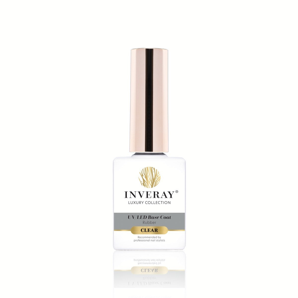 INVERAY Base Rubber Clear transparente – Base Vernis Semi-Permanent 10 ml