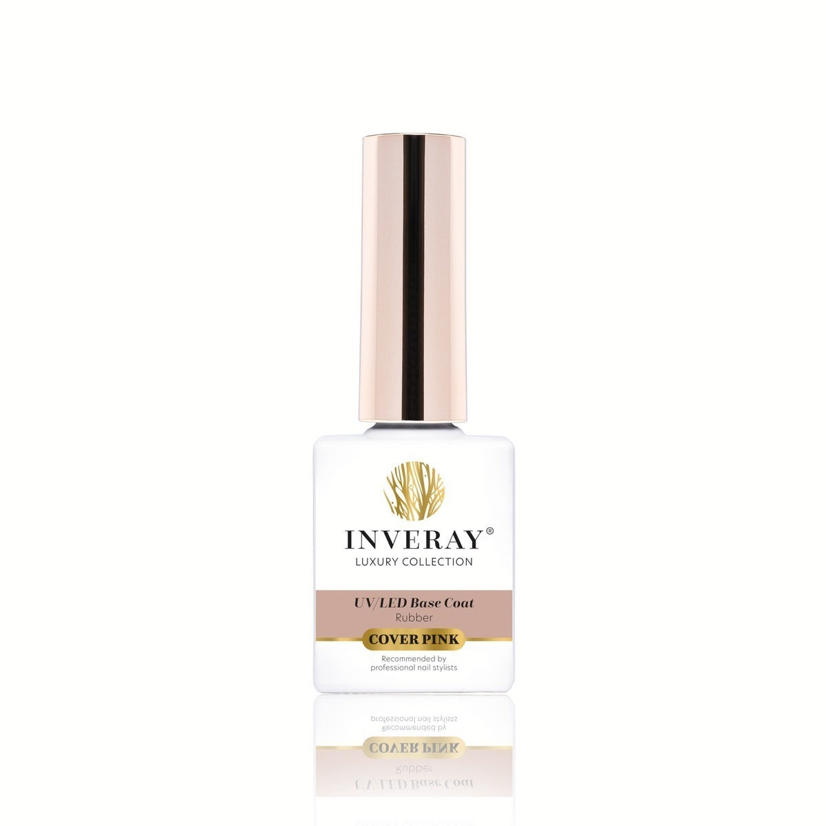 INVERAY Base Rubber Rose Cover Pink – Base Vernis Semi-Permanent 10 ml