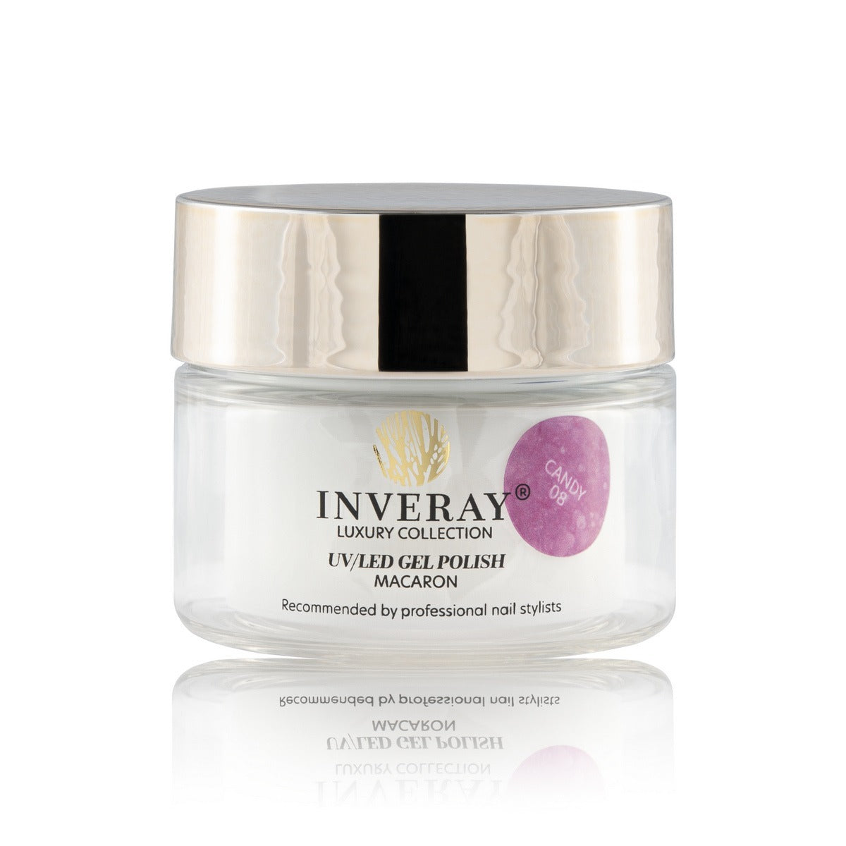Vernis Semi-Permanent INVERAY UV/LED Gel Nail Polish MACARON 008 CANDY – HEMA Free 10 ml