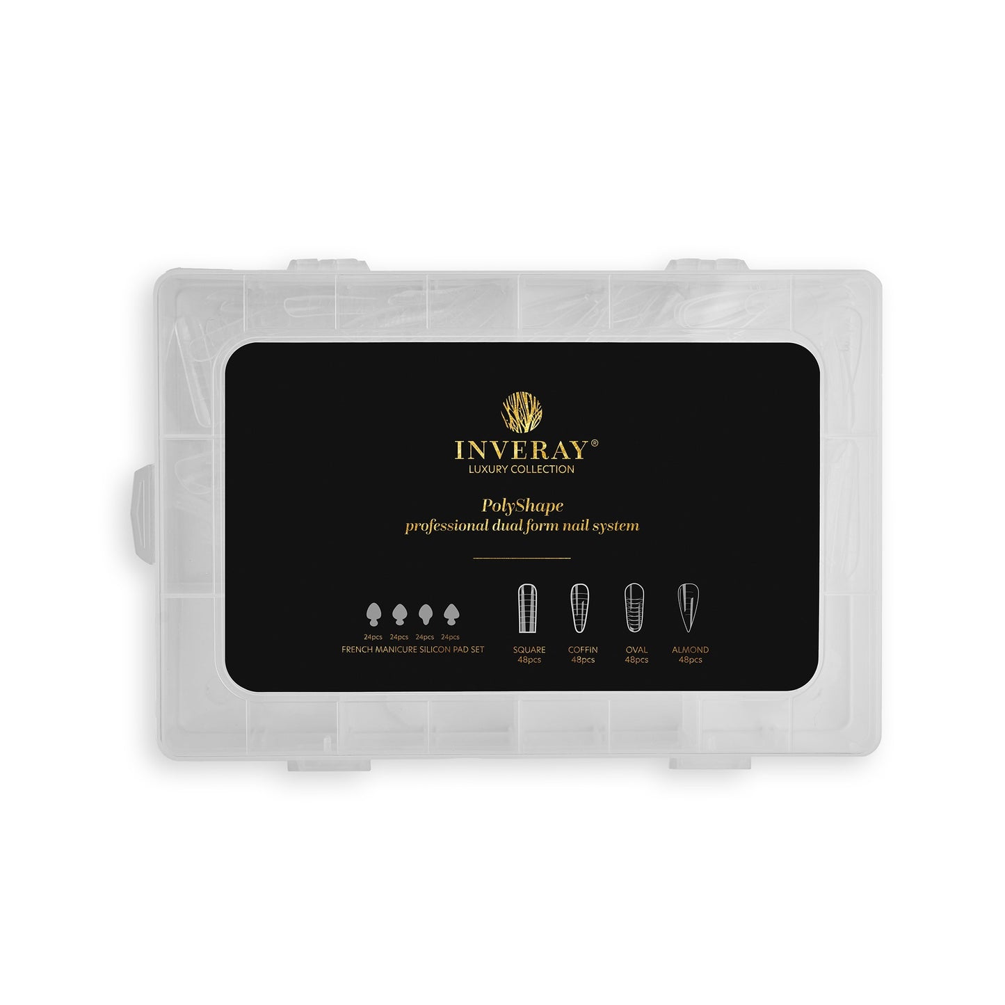 INVERAY PolyShape Professional Dual Form Nail System – Accessoire Professionnel Ongles