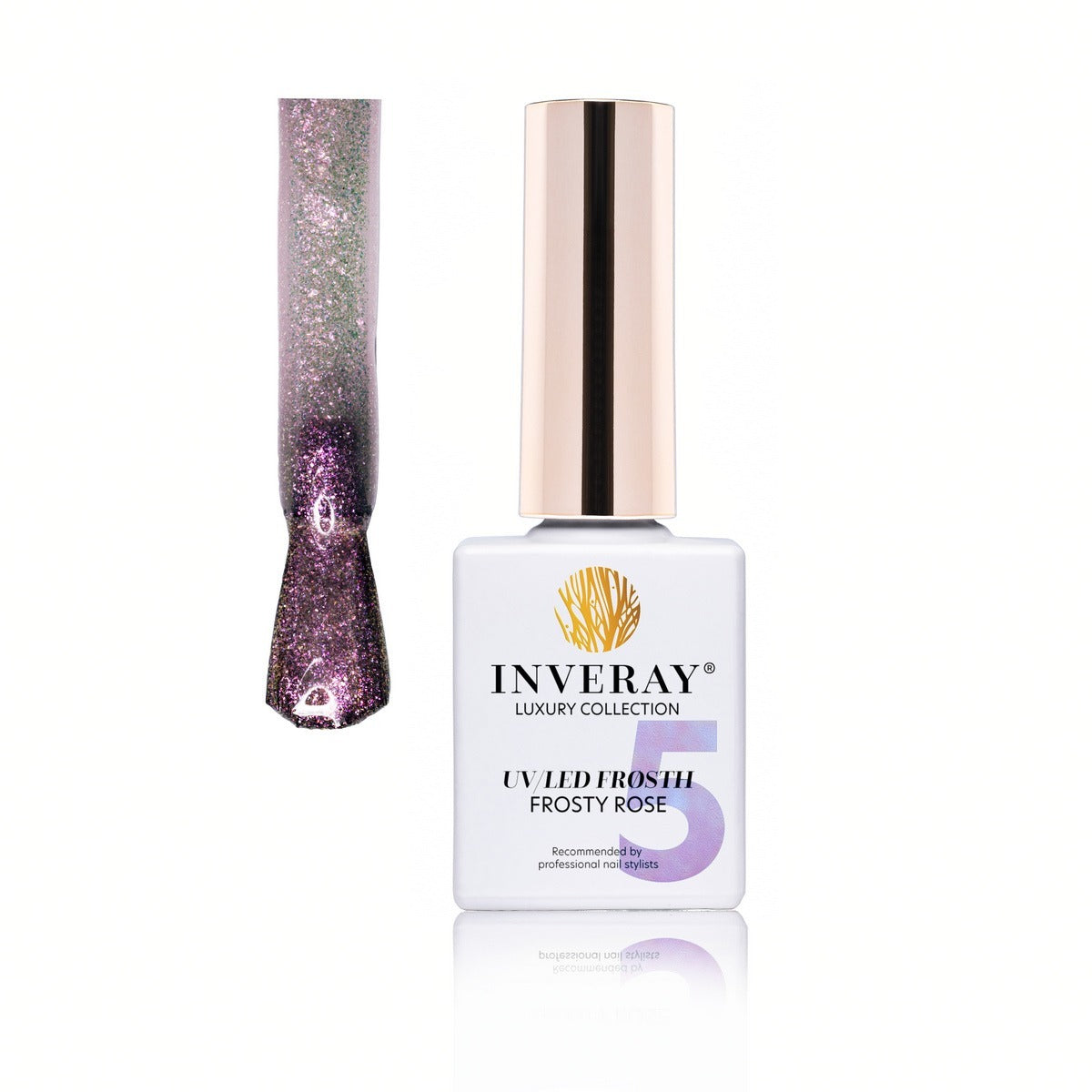INVERAY N°5 FROSTY ROSE – Vernis Semi-Permanent 10 ml