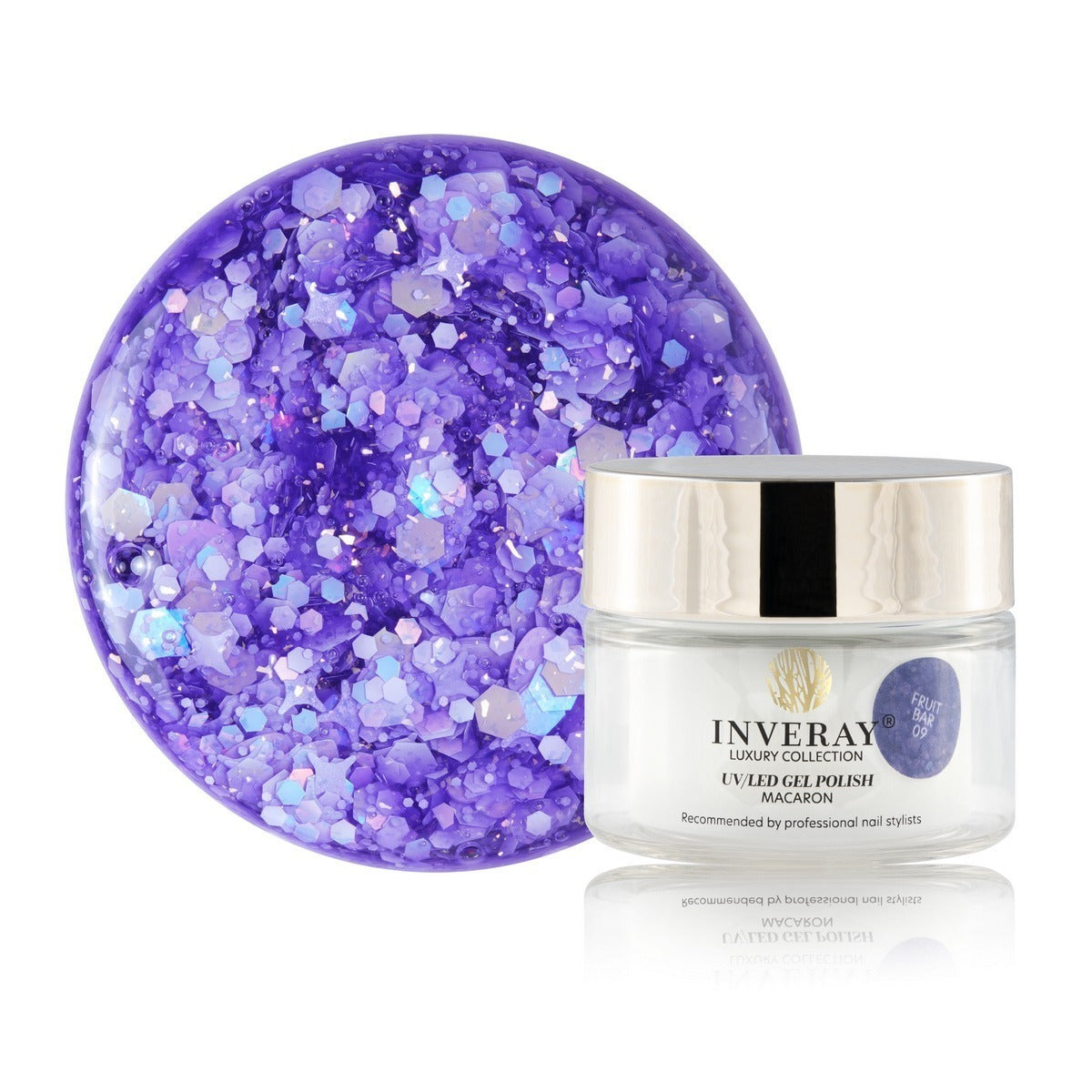 Vernis Semi-Permanent INVERAY UV/LED Gel Nail Polish MACARON 009 FRUIT BAR – HEMA Free 10 ml