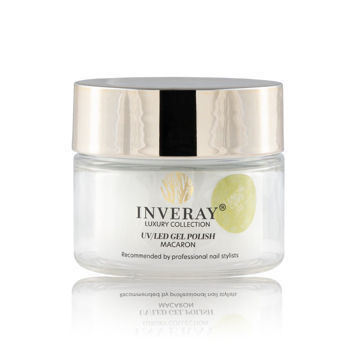 Vernis Semi-Permanent INVERAY UV/LED Gel Nail Polish MACARON 005 LEMON CURD – HEMA Free 10 ml