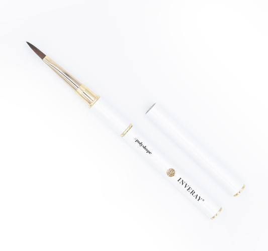 INVERAY Pinceau PolyShape Dual Brush – Pinceau Professionnel Ongles