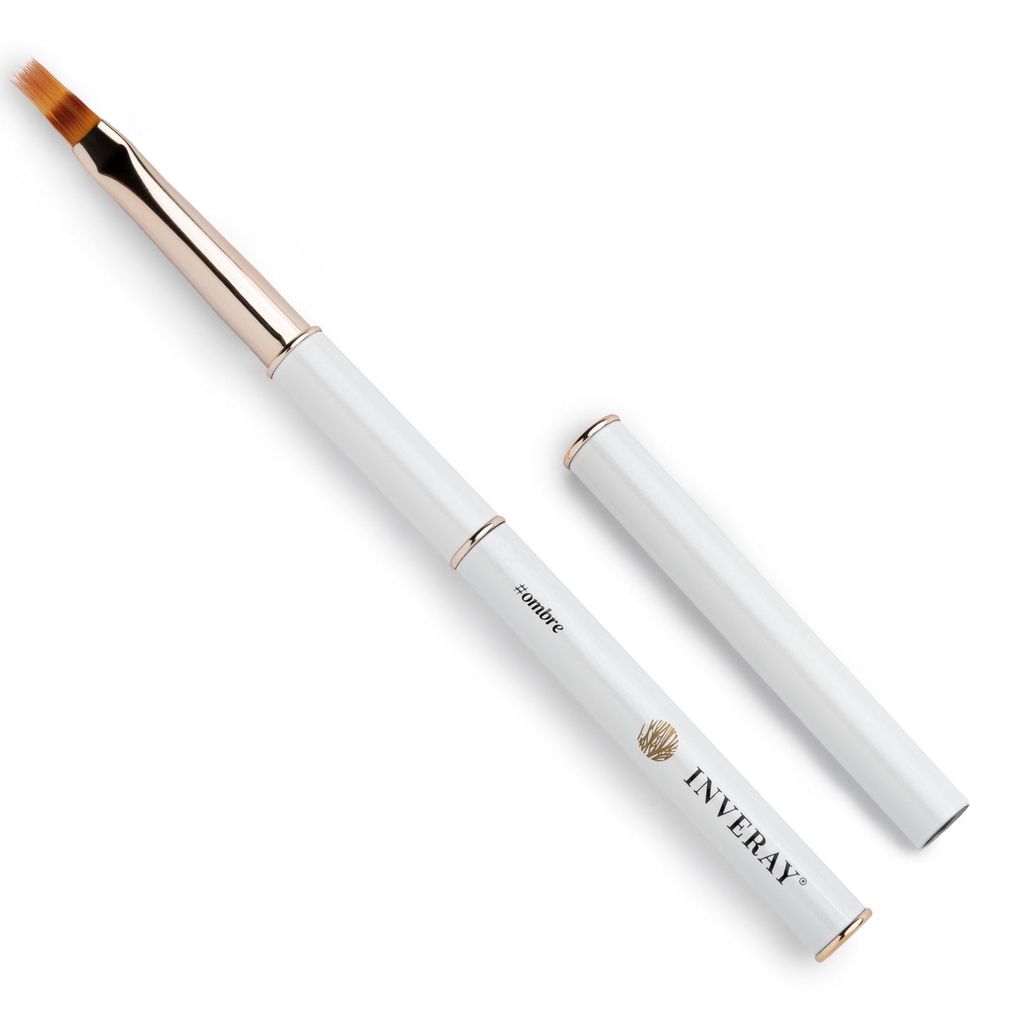 INVERAY Pinceau Ombre Gel Brush N°6 Luxury Collection – Pinceau Professionnel Ongles