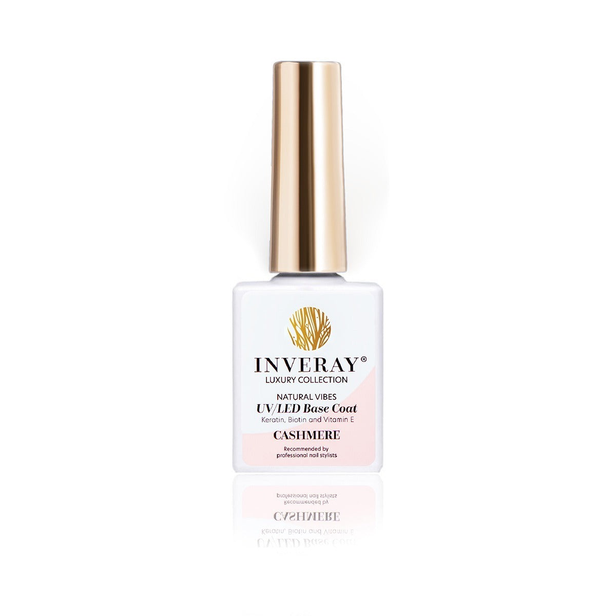 INVERAY Base Coat Natural Vibes CASHMERE – Base Vernis Semi-Permanent 10 ml
