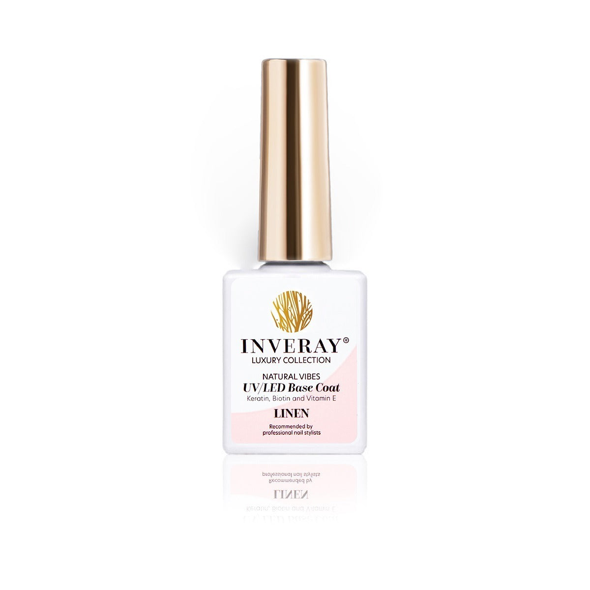 INVERAY Base Coat Natural Vibes LINEN – Base Vernis Semi-Permanent 10 ml